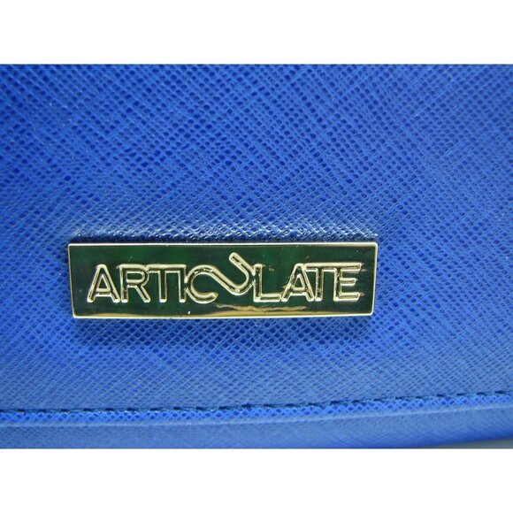 Articulate Inter-changeable Clutch Purse 2 Straps Included RFID Royal Blue NIB - Picture 11 of 12